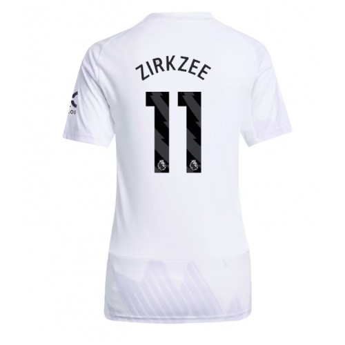 Manchester United Joshua Zirkzee #11 Fußballbekleidung Auswärtstrikot Damen 2025-26 Kurzarm